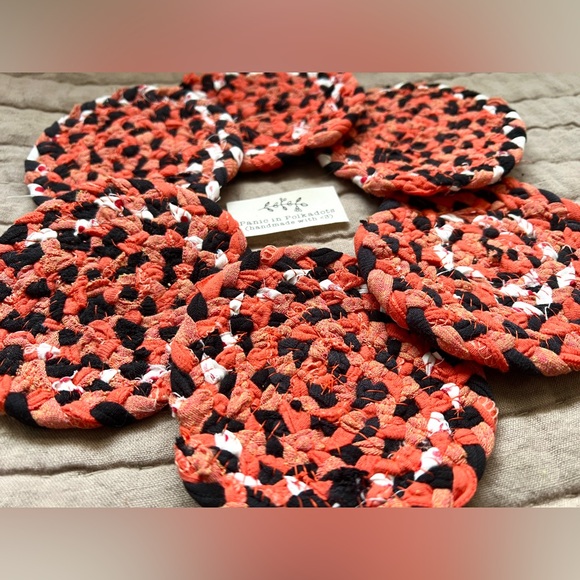 Set of Six Braided Coasters - Picture 6 of 13